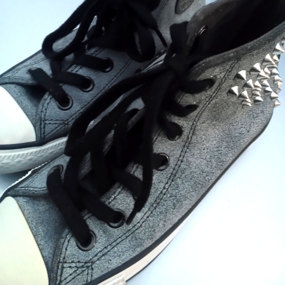 Studded Chrome Converse